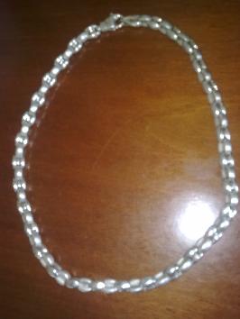 Collier AG925 grosse maille