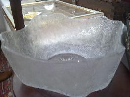 Coupe carrée St-Louis gravée à l'acide