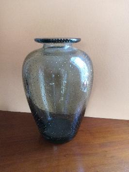 Vase verre a bulles Gunnel